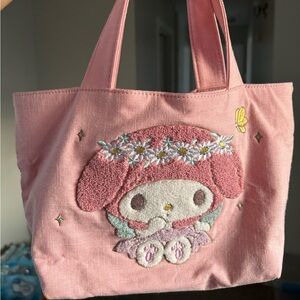 Sanrio Pink Tote Bag with My Melody Design